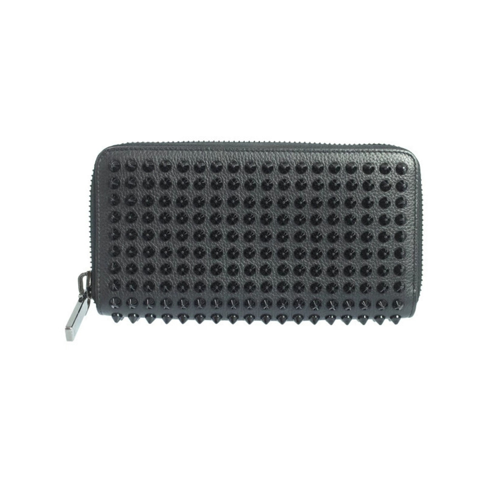 Christian Louboutin Panettone Studded Round Zipper Long Wallet